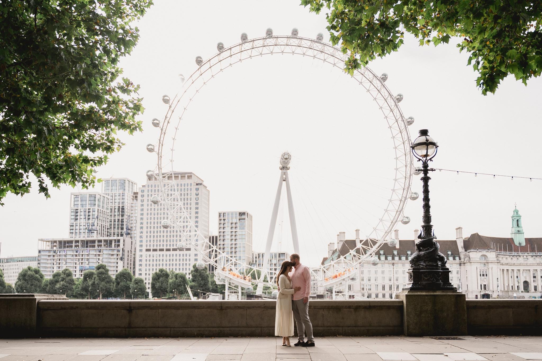 London Engagement Session | Thatcher & Sean | Embankment | Westminster